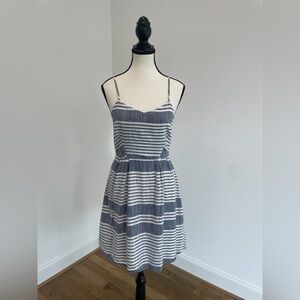 💙 Old Navy Blue & White Striped Dress — Size XS 🤍